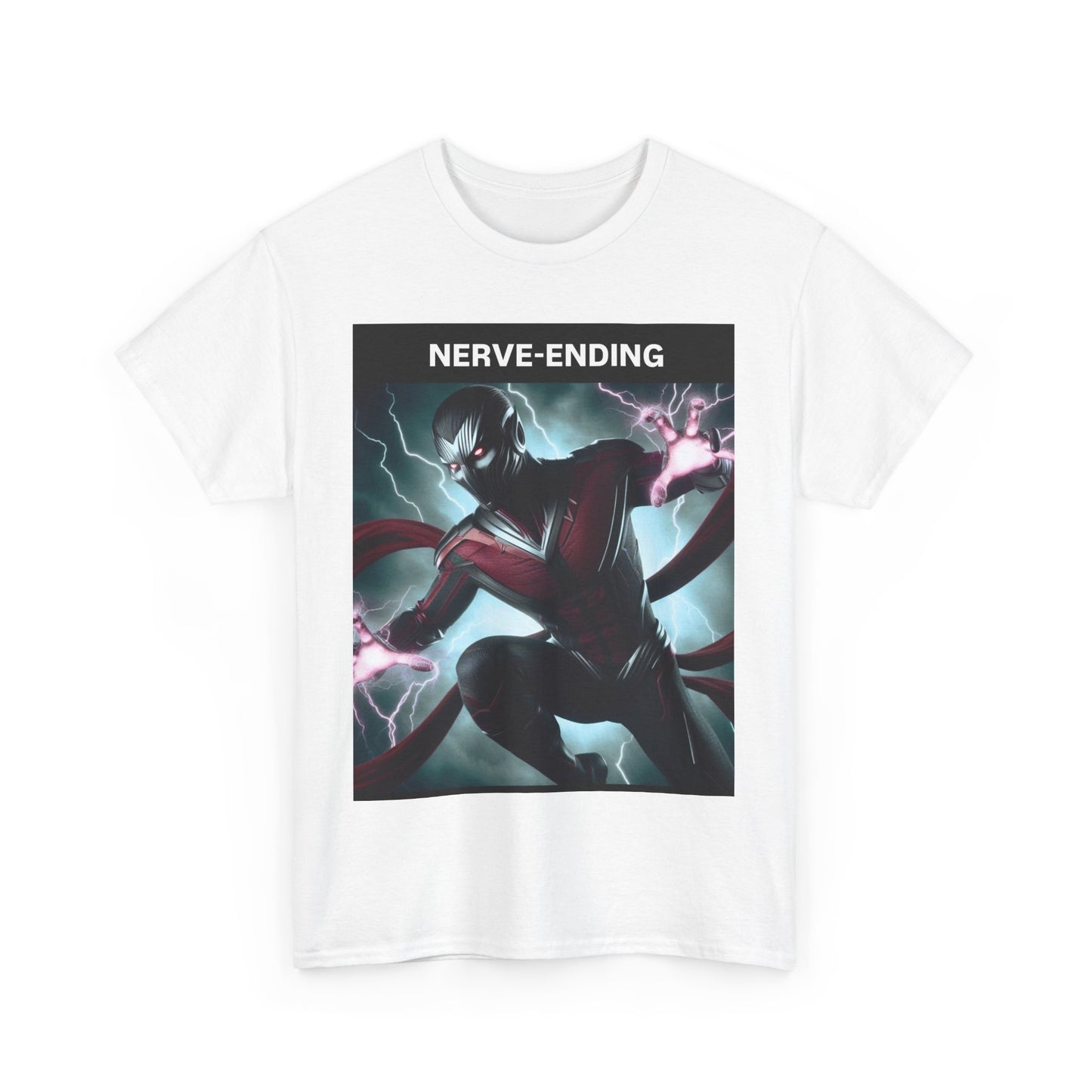 Nerve-Ending Graphic Tee | Unisex Heavy Cotton T-Shirt, Casual Wear, Street Style, Unique Gift, Everyday Comfort, Fan Merchandise
